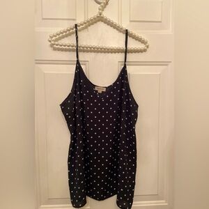 Camisole B&W Polka Dots XL